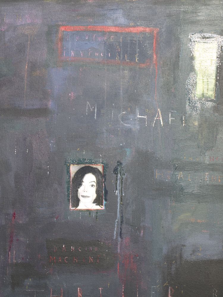 David McGough painting "Rubba"